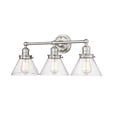 thumbnail image 3 of Eyden 3 - Light Brushed Nickel/Silver Wall Sconce, 3 of 6