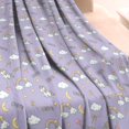 thumbnail image 3 of Purple Cartoon Unicorn Rainbow Cloud Moon Lollipop Blanket,Comfortable Soft Flannel Throw Blanket,All Season,Warm Lightweight Blankets for Sofa Bed Couch Living Room Chair,60"x80", 3 of 4