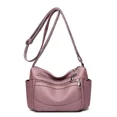 thumbnail image 3 of Bolso de piel sintética suave para mujer, de diseñador, de 4 capas, tipo bandolera, con múltiples bolsillos, de gran capacidad, para mamá, con correa ajustable, 3 of 5
