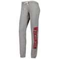 thumbnail image 2 of Women's League Collegiate Wear Heather Gray Wisconsin Badgers Victory Springs Tri-Blend Jogger Pants, 2 of 3