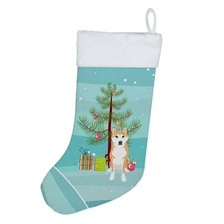 Shiba Inu Red #1 Christmas Christmas Stocking 13.5 in x 18 in