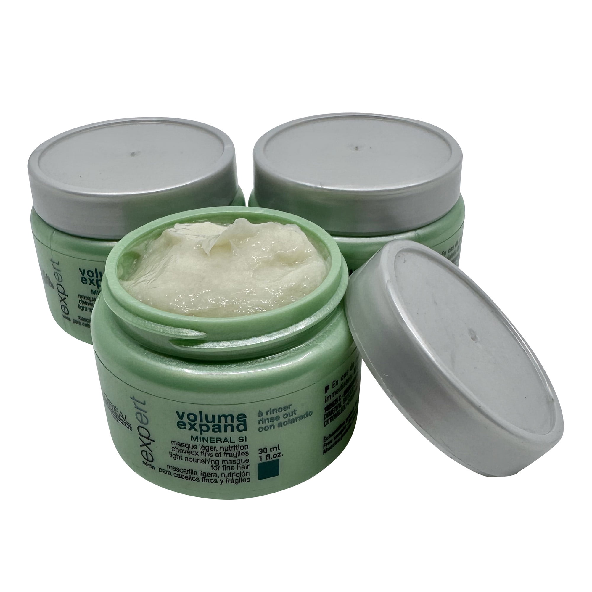 L'Oreal Expert Volume Expand Mineral SI Mask Fine Hair 1 oz Set of 3