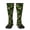 2 Black-2, variant on Knee High Socks for Women Retro Camouflage Pattern Long Tube Sock Uniform Socks