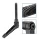 thumbnail image 4 of 4pcs Clamp Lever Handle, Adjustable M6 Stainless Steel Male Thread Handle Machine Grips, Black(40mm), 4 of 4