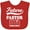 Red, variant on Inktastic Future Pastor Shirt Childs Boys or Girls Baby Bib