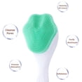 thumbnail image 3 of Face Scrubber Mannual Facial Deep Cleaning Brush Makeup Removal Blackhead Pore Exfoliating Tool, 3 of 5