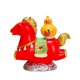 thumbnail image 1 of Figura de caballo de dibujos animados de estilo chino, estatua del año del caballo que trae riqueza, fortuna, caballo de la suerte, adorno decorativo de Feng Shui., 1 of 8