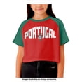 thumbnail image 4 of Playera Portugal para Niña, Cuello Redondo Manga Corta Rojo Talla 8, 4 of 4