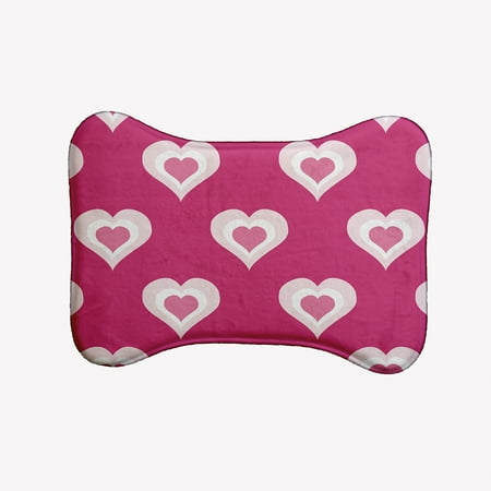 Simply Daisy Burnin Love Bone Shape Pet Feeding Mat for Dogs