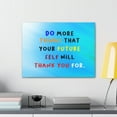 thumbnail image 4 of Inspirational Wall Art  Future Self Will Thank You Motivation Wall Decor for Home Office Gym Inspiring Success Quote Print Ready to Hang Unframed, 4 of 17