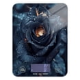 thumbnail image 2 of BZSMCE Digital Food Scale Kitchen Scales Creatively Glistening Noir Pattern Baking Cooking Keto and Meal Prep, with LCD Display, 2 of 7