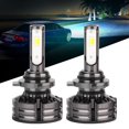 thumbnail image 4 of 1 Juego de bombillas LED para faros delanteros de coche, color blanco, con kit de conversión integrado (9012), 4 of 8