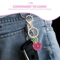 thumbnail image 5 of MRLESS Cute Fruit Keychain With Sparkling Rhinestones Multifunctional Bag Charm For Women Unique Fruit Design Keyring For Purses Backpacks, 5 of 6