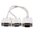 thumbnail image 3 of NEW 1 PC to 2 MONITORS SPLITTER CABLE FOR VGA VIDEO, 3 of 3