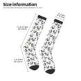 thumbnail image 4 of Fotbe Retro Rooster print Women's Men's Novelty Crew Socks Cotton Socks Knee High Socks for Walking,Running,Nurses,Pregnancy, 4 of 8