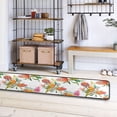thumbnail image 4 of Dreamtimes Watercolor Floral Parrot Hallway Runner Rug 2'x6' Kitchen Rug with Rubber Backing Tropical Berry Spring Non Slip Entryway Rug Runner Washable Soft Area Rug for Hallway Bedroom Kitchen Decor, 4 of 6