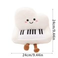 thumbnail image 3 of Stuffed Piano Toys, Soft Accordion Plush, Kawaii Decor Plush, Kids Accordion Toys, 10X10 Inch Kawaii White Piano Themed Plush, Suitable for Living Room Decor, Play Activities,, 3 of 6