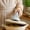 Gray, variant on Snmubt White Triangle Pot Holder Cover, 2-in-1 Heat Resistant Pot Lid Handle Grip, Cotton Polyester Fabric with Hanging Loop, for Cast Iron Casserole