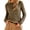 Coffee, variant on Long Sleeve Women's Casual Tulle Top Blouse Lightweight Knit Pullover Sweater