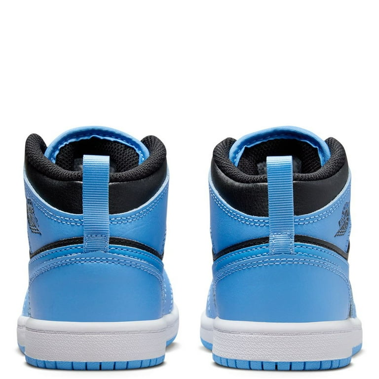 Little Kid's Jordan 1 Mid University Blue/Black-White