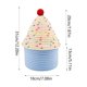 thumbnail image 3 of XWSHYW Almacenamiento y Organizacion de La Oficina Cesta de Almacenamiento Tejida con Hilo de Algodón con Tapa para Casa Pequeña, Cesta de Almacenamiento Multifuncional para Decoración Del Hogar y La, 3 of 6