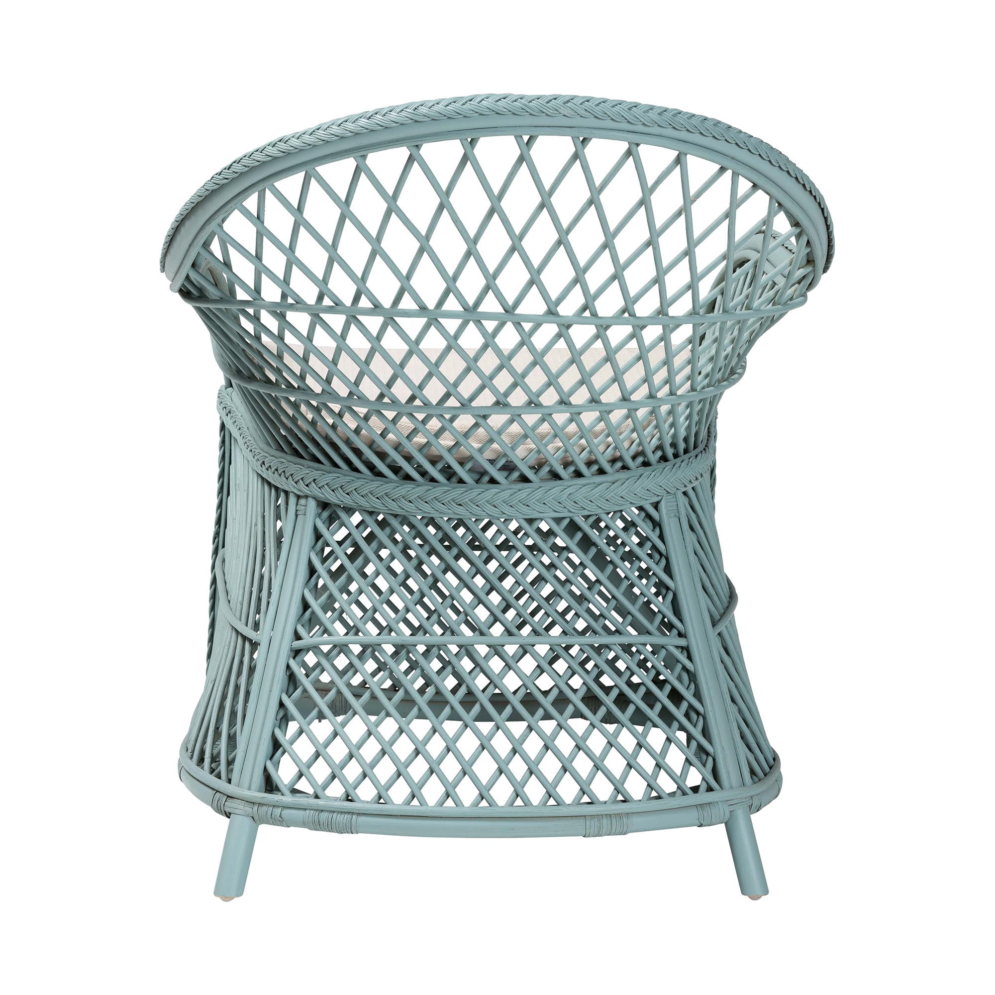 bali & pari Casilda Boho Arm Chair, Pastel Cyan