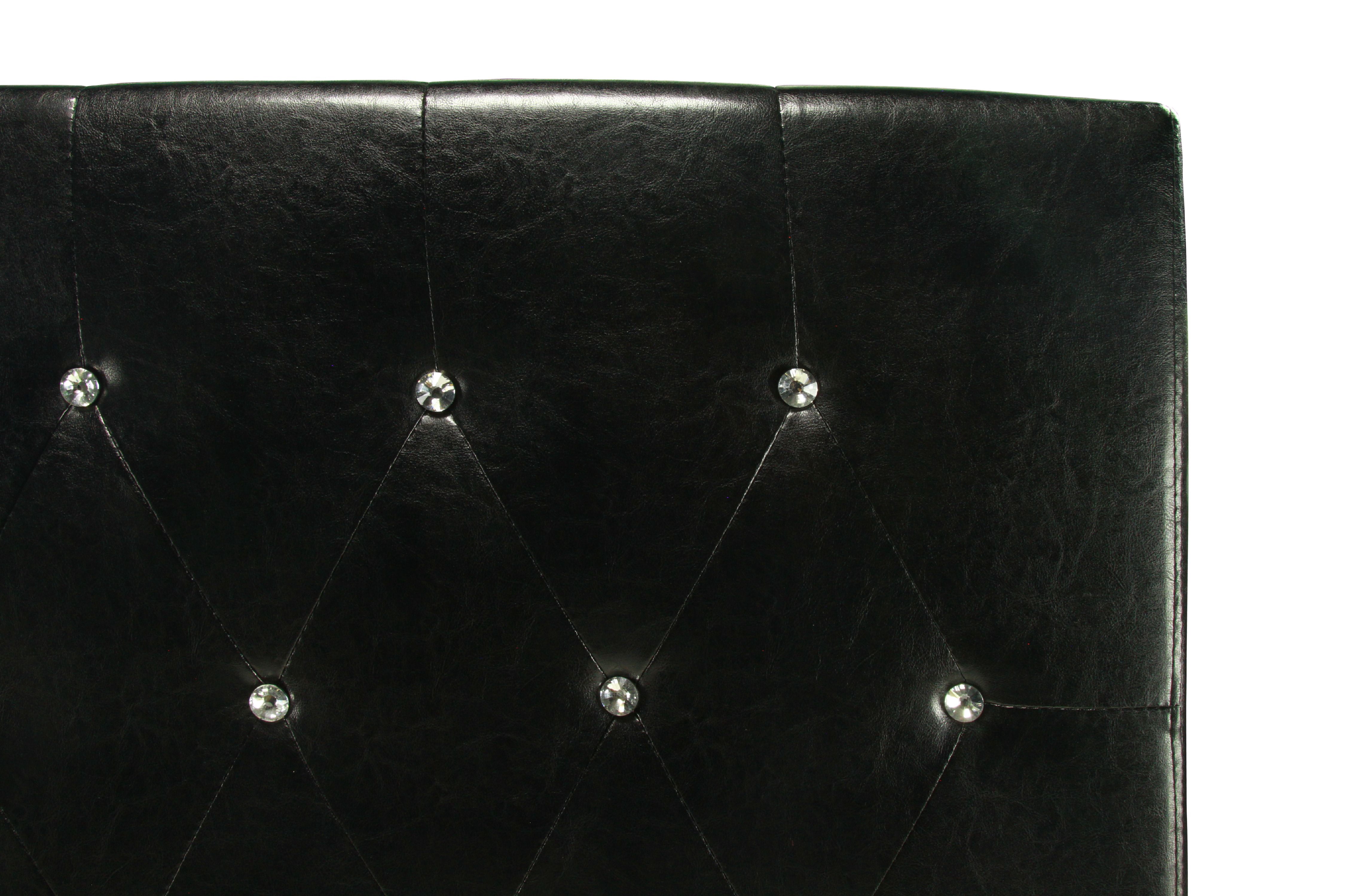 Furniture of America Manizales Platform Bed, California King, Black