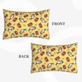 thumbnail image 2 of Zufioo Pineapples Sharks In Hawaiian Print Double-sided Plush Pillow Cover,Decorative Pillow Protector without Pillow Core, Suitable for Sofa, Bedroom, Car-14"x20", 2 of 6