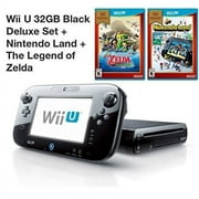 Restored Wii U 32GB Deluxe Console With Gamepad Nintendo Land The Legend Of Zelda: The Wind Waker (Refurbished)