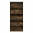 thumbnail image 5 of Furinno JAYA 5-Tier AdJUSTable Bookshelf 52 Inch Tall Bookcase Amber Pine, 5 of 5