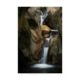 thumbnail image 1 of Trademark Fine Art 'Autumn Waterfall Cliffs' Canvas Art by Brenda Petrella Photography Llc, 1 of 3