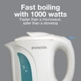 thumbnail image 6 of Proctor Silex Electric Kettle, Tea & Water Kettle with Detachable Cord and Auto-Shutoff, 1L, White, 6 of 8