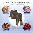 thumbnail image 7 of Bingfone Men's Pajama Set 2 Piece Loungewear PJs, Long Sleeve with Pajama Pants-Mushroom Garnish, 7 of 7