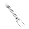thumbnail image 5 of Sunjoy Tech Watermelon Cutter Slicer Tool Stainless Steel 2-In-1 Fruit Cutter with Windmill Design Portable Melon Cube Cutter Fork for Family Camping Parties, 5 of 8