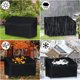 thumbnail image 3 of Cubierta de banco al aire libre, 52 "W x 26" D x 35 "H 2 plazas Patio Cubierta de banco impermeable, 210D Heavy Duty Muebles al aire libre Cubierta para jardín Patio Loveseat, banco (Negro), 3 of 4