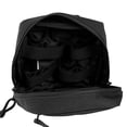 thumbnail image 3 of Tasmanian Tiger Tac Pouch 6 with Antenna Port, Tactical MOLLE System Loops with YKK Zippers, Black, 3 of 3