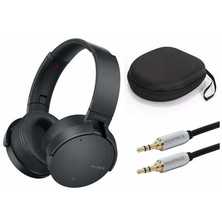 Sony XB950N1 Extra Bass Wireless Noise Canceling Headphones (Black) Bundle