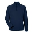 thumbnail image 4 of North End NE200 Men's Rhythm Waffle Quarter-Zip Pullover-Classic Navy-3XL, 4 of 6