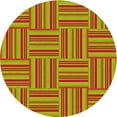thumbnail image 1 of Ahgly Company Indoor Round Patterned Pistachio Green Area Rugs, 6' Round, 1 of 6