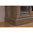 thumbnail image 7 of Farmhouse Fireplace TV Stand with Roman Column Styling, Up to 80-inch TV, 70-inch Modern Tall Entertainment Center with LED Lights, Living Room Media Console, 7 of 7