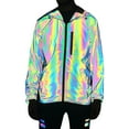 thumbnail image 1 of Chaqueta reflectante Wosawe para hombre y mujer resistente al viento repelente al agua Gris M/L/XL/XXL, 1 of 8