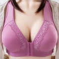 thumbnail image 1 of Product Category Bra Front Buckle Design Lightweight Breathable Wireless Underwear for Large Chest Women, 1 of 7