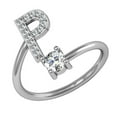 thumbnail image 3 of Jumpingount Anillo abierto con letras mayúsculas, anillos de compromiso para interiores y exteriores, casa, oficina, compras, joyería de Type3 NO3, 3 of 5