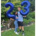 thumbnail image 4 of Number Balloon 40 Inch for Birthday Decorations, Large Foil Balloon Numbers, Mylar Giant Birthday Balloon for Boy Girls Women Men, 4 of 18