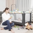 thumbnail image 4 of CIESMSI Pack and Play, Bassinet Bedside Sleeper for Newborn to Toddler, Portable Playard Baby Crib w/Diaper Changer, 4 of 8