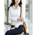 thumbnail image 5 of Women long Sleeve Blouses Shirts Elegant Summer Korean Fashion Work Casual Tops, 5 of 7
