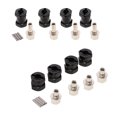 thumbnail image 1 of 8x buje de rueda hexagonal 12 \ u0026 combinador de extensión de buje de 15 mm para 1/10 RC Axial SCX10 HPI Baoblaze Adaptador extendido hexagonal de cubo, 1 of 8