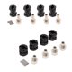 thumbnail image 1 of Adaptador más de extensión de hexagonal de 8 piezas mm para orugas RC Axial SCX10 HPI Yotijar Adaptador extendido hexagonal de cubo, 1 of 10