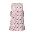thumbnail image 4 of Gaeub Cute Rabbit Men's Athletic Tank Top, Workout Sleeveless Shirts, Running Tank Tops for Gym, Running, Training - 3X-Large, 4 of 9