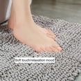 thumbnail image 4 of Yuarrent Alfombra de baño impermeable y duradera para un aspecto moderno, elegante, antideslizante, absorbente, fácil de limpiar. Juegos de accesorios de baño Azul marino 43*61, 4 of 6